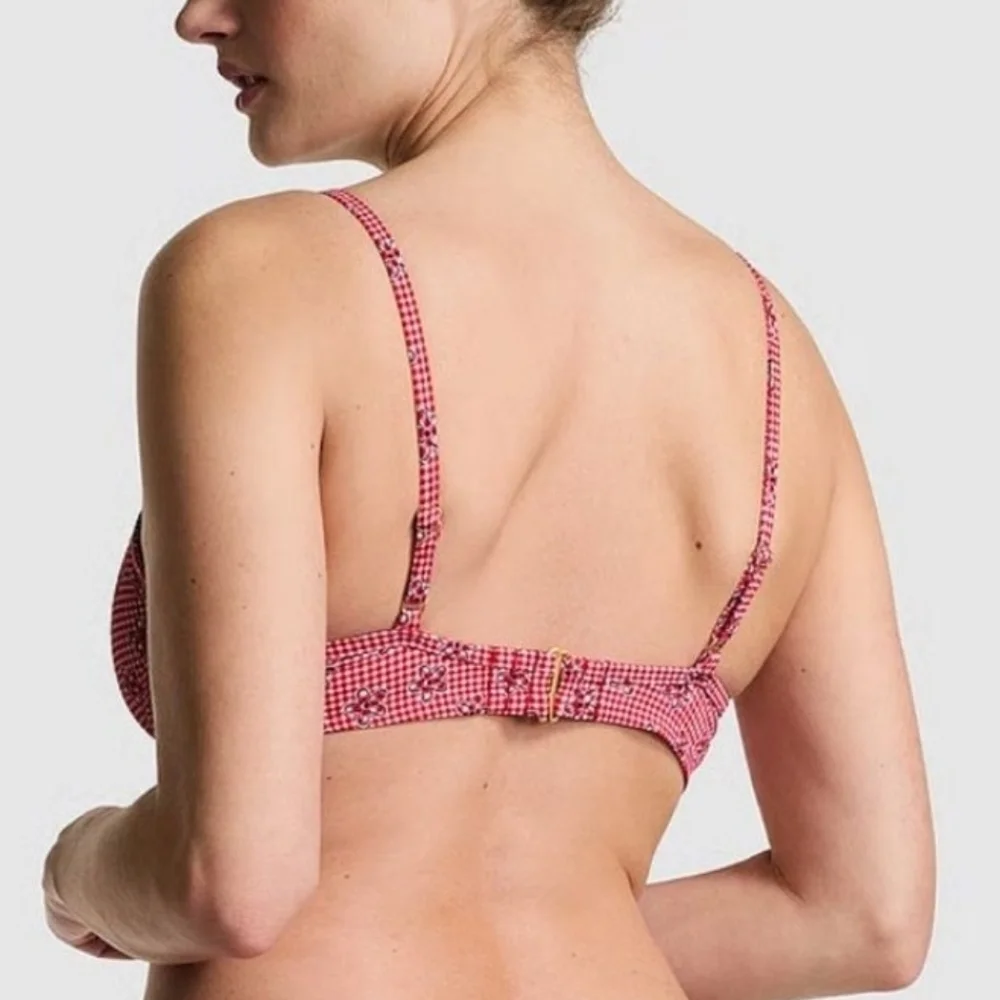 New!Pink X Frankies Bikini Buttercup Bikini Top‎ Ladybug Lane Red Gingerham